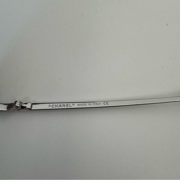 Y2K CHANEL CC LOGO RIMLESS SUNGLASSES - Picture 8 of 12